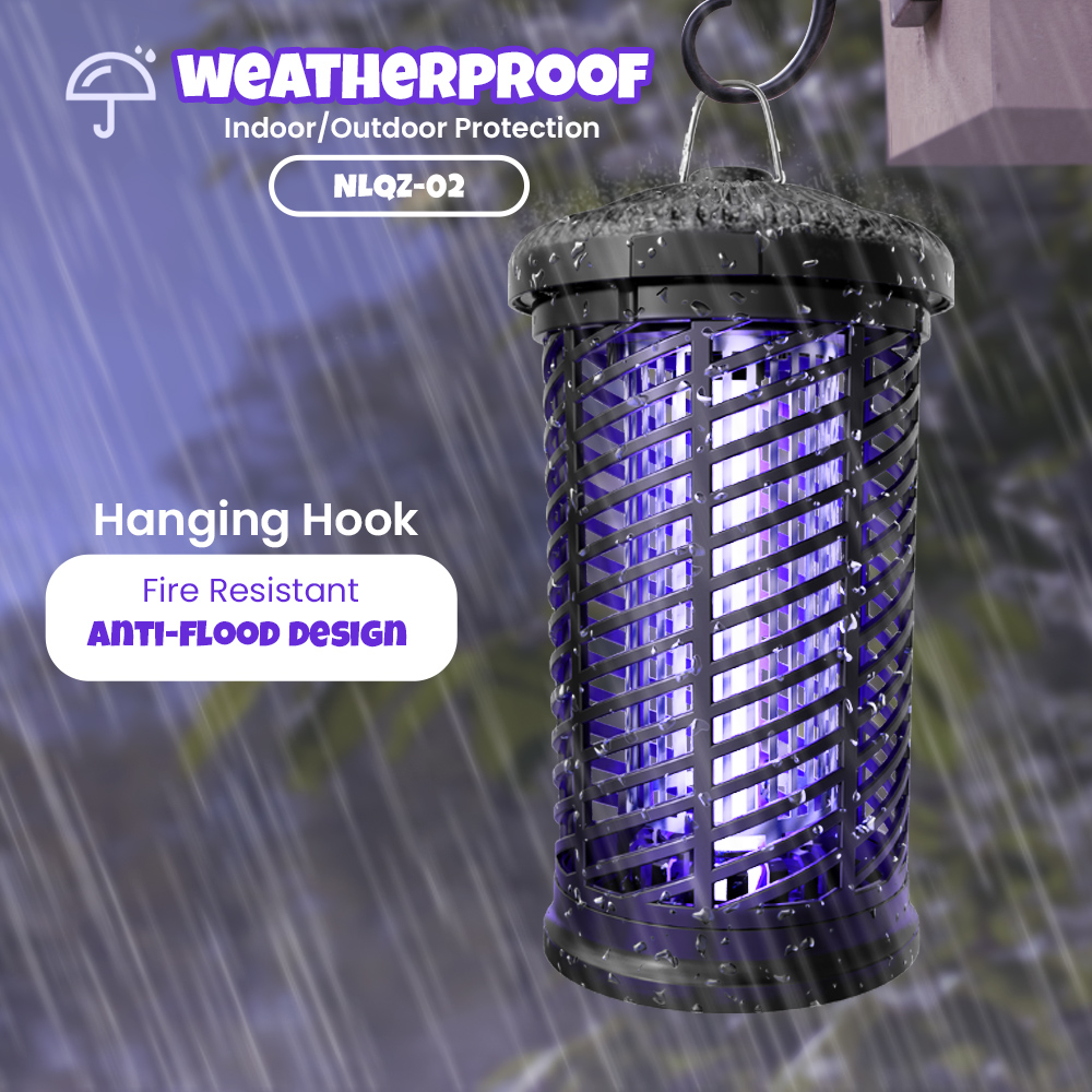 Bug Zapper 4200V for Outdoor and Indoor, Waterproof Electric Mosquito Zappers, Mosquito lamp, Electronic Bug Zapper Light Bulb